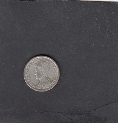 Beschrijving: 25 Cent WILHELMINA  